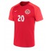 Canada Jonathan David #20 Replica Home Stadium Shirt World Cup 2022 Short Sleeve